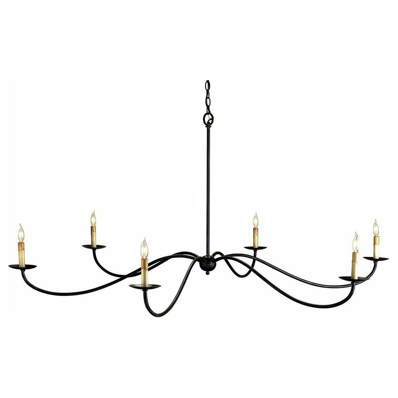 Saxon Black Chandelier