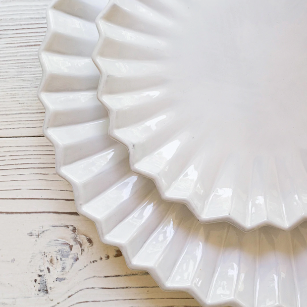 Incanto Pleated Salad Plate