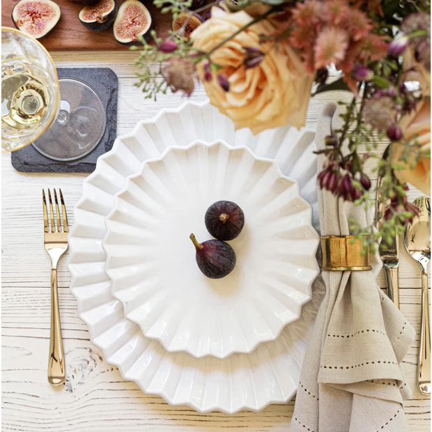 Incanto Pleated Salad Plate