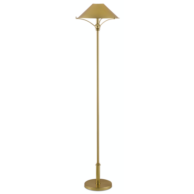 Marlena Brass Floor Lamp