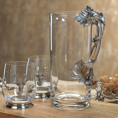 Murphy Pewter and Glass Tumbler