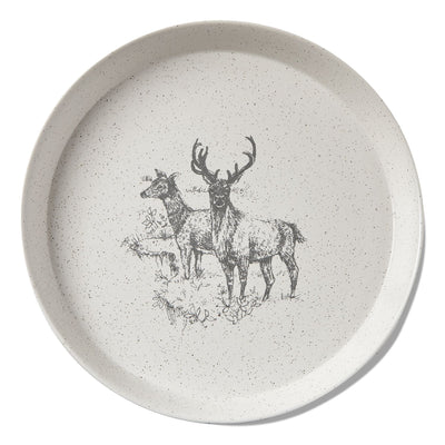 Winter Sketch Deer Plate
