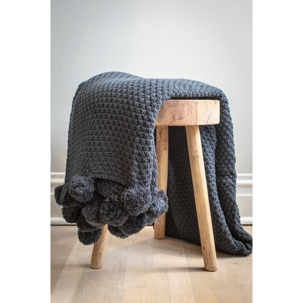 Riley Oversized Throw - Navy