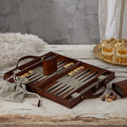Jesse Leather Backgammon Set