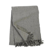 James Oversized Throw - Ivory/Charcoal