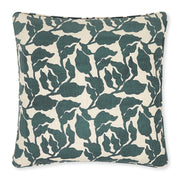 Flores Pacific Blue Linen Pillow - 20" x 20"