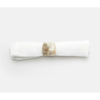 James Natural Horn Napkin Ring (Set of 4)