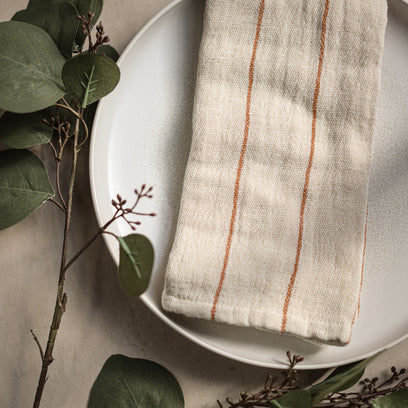 S/4 - Cotton Double Cloth Napkins