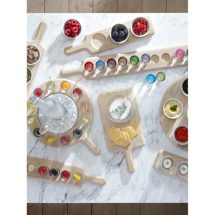 Oak Paddle & Bowl Set