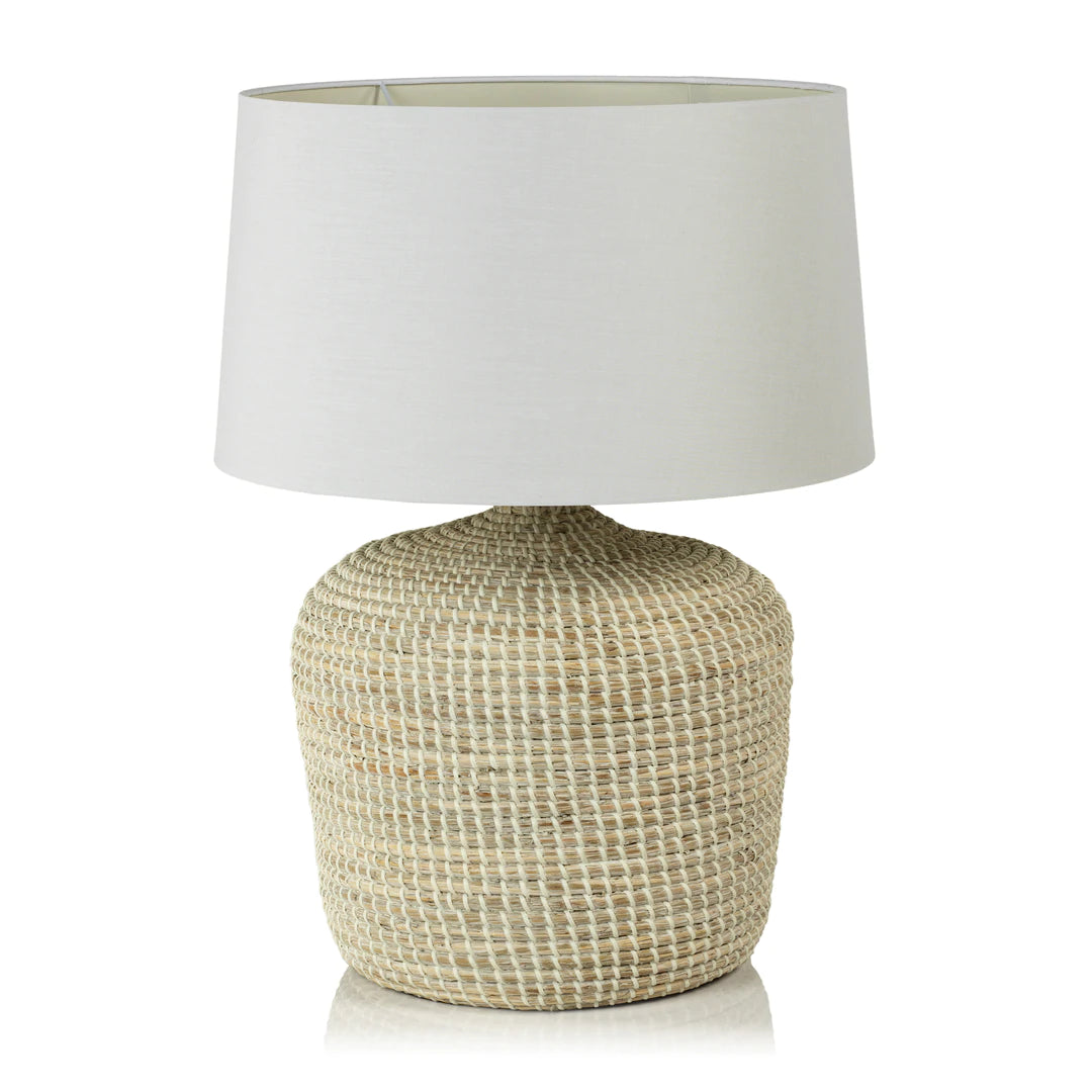 Palm Beach Seagrass Table Lamp