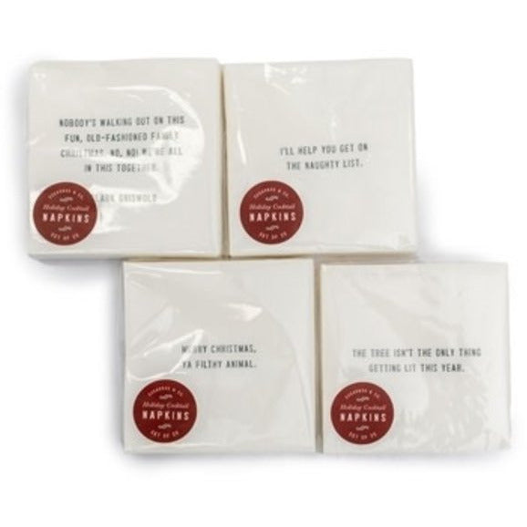 Holiday Cocktail Napkins