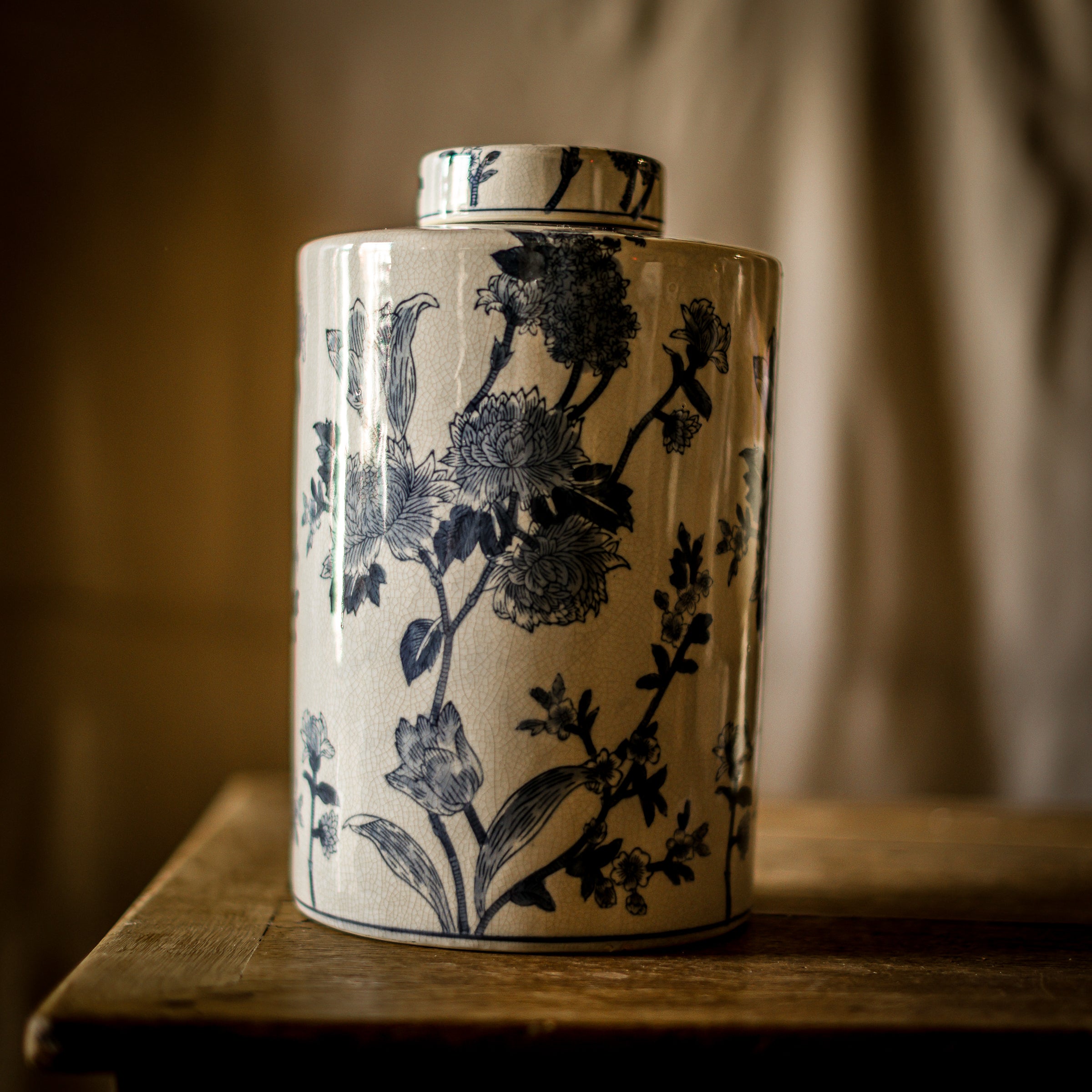 Japanese Blossom Tea Jar