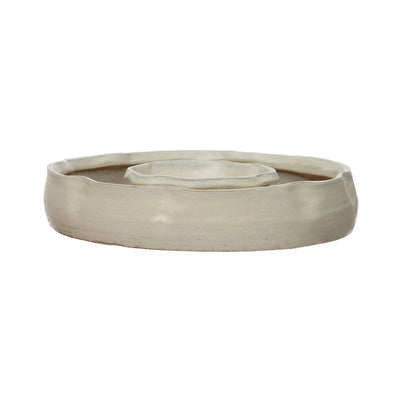 Stoneware Ring Shaped Serving Dish