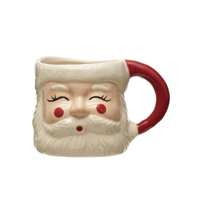 Hand-Painted Santa Mug
